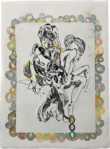 œuvres sur papier de Barbara Thaden